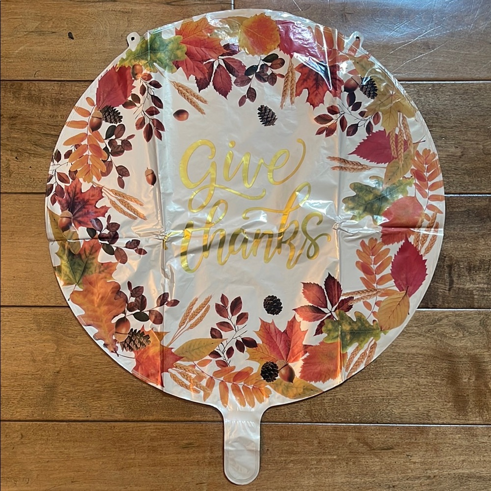Autumn Themed 'Give Thanks' Balloon (10 Pcs)